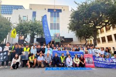 民主人士洛杉矶中领馆前集会 吁释放邢望